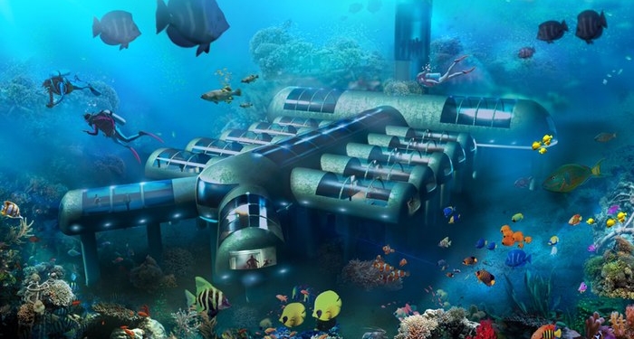 Nos EUA, será construído o primeiro hotel submarino