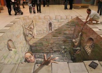 20 Artes impressionantes de rua em 3D