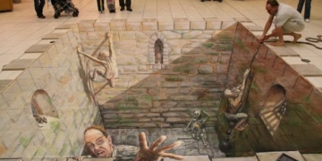 20 Artes impressionantes de rua em 3D