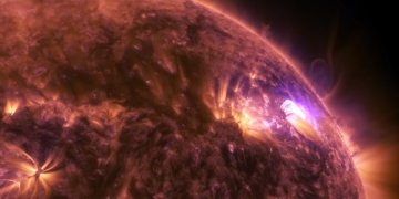 NASA divulga vídeo da tempestade solar em 4K