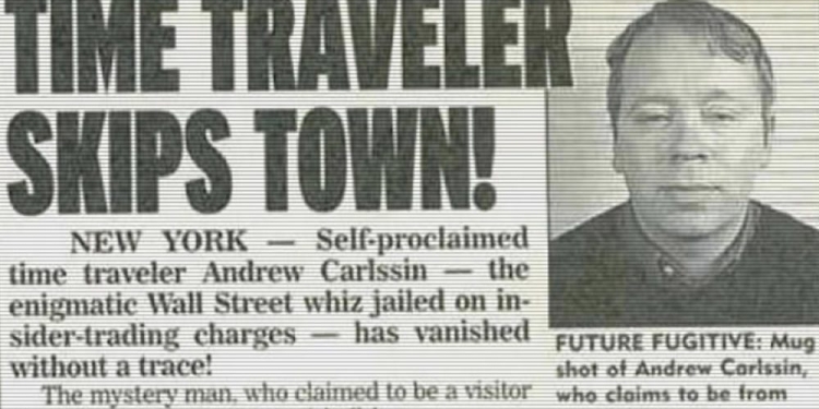 Provas de que viajantes do tempo podem ser reais