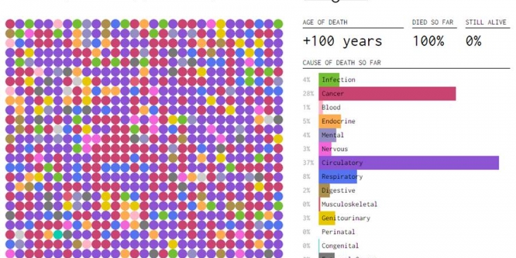 Esse site te diz como e quando você vai morrer