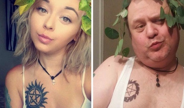 Pai copia fotos da filha no instagram e faz sucesso