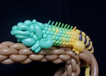 Masayoshi Matsumoto é um artista de balões de aniversário