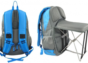 Agora a sua mochila também vira um banquinho