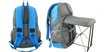 Agora a sua mochila também vira um banquinho