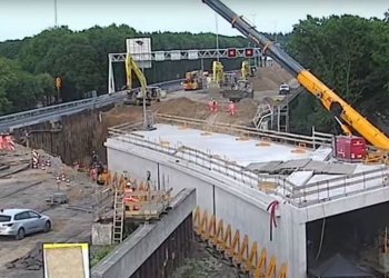 Esse túnel na Holanda levou dois dias para ficar pronto