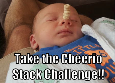 Quantos cereais você consegue empilhar no seu bebê?