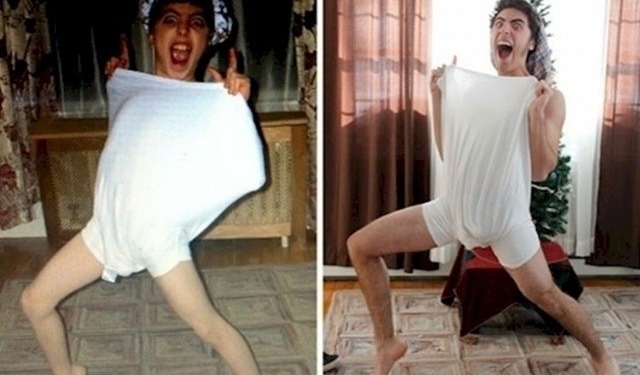 Esse pessoal recriou fotos de família e ficou hilário