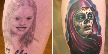 Essas pessoas deram sorte com suas tatuagens horríveis