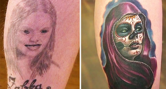 Essas pessoas deram sorte com suas tatuagens horríveis