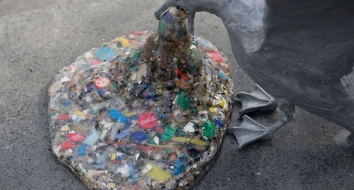 Artista plástico chama atenção para desastre ambiental