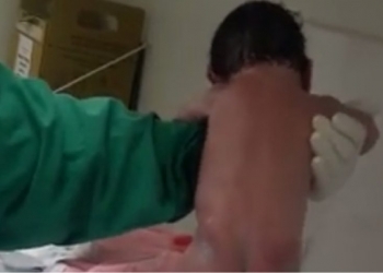 Vídeo de recém-nascido andando viraliza na internet