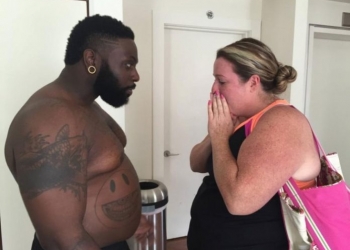 Treinador ganha mais de 30 quilos para incentivar aluna a perder peso