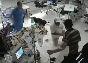 Terror: homem invade hospital e ateia fogo em paciente