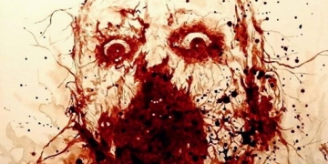 Esse cara recria seus pesadelos usando seu próprio sangue