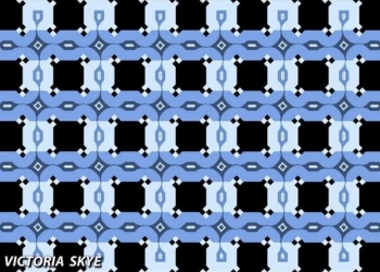 Essas linhas azuis são retas: por mais que não pareça