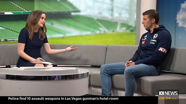 Jogador abandona entrevista em meio a crise de ansiedade