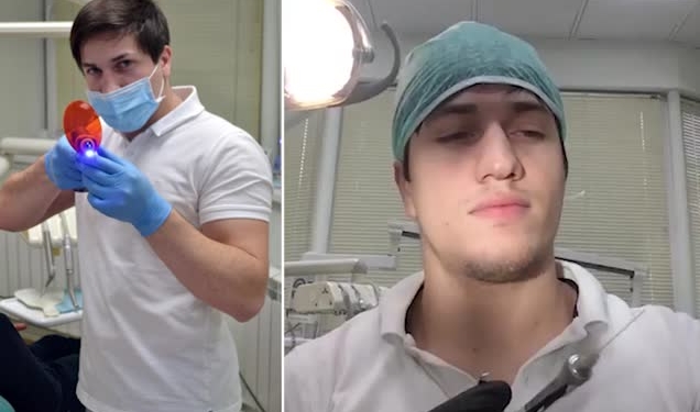 Dentista russo extrai os próprios sisos sozinho e filma tudo