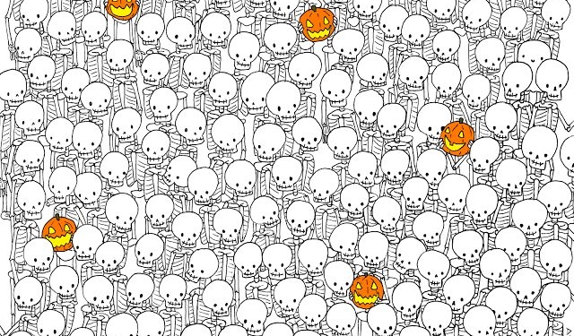 Você consegue achar o fantasminha perdido na imagem?