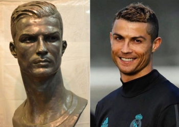 Cristiano Ronaldo finalmente tem um busto com seu rosto