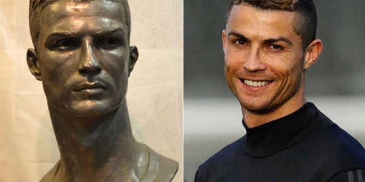 Cristiano Ronaldo finalmente tem um busto com seu rosto