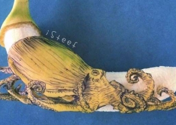 Você já imaginou que uma banana virasse arte?