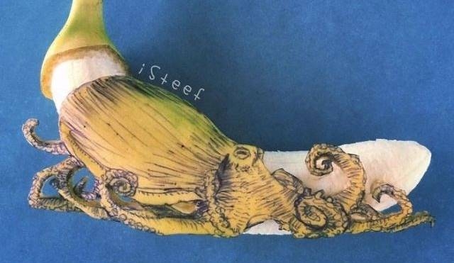 Você já imaginou que uma banana virasse arte?