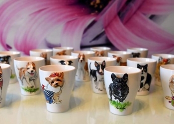 Romena cria canecas em 3d inspirada em animais de estimação